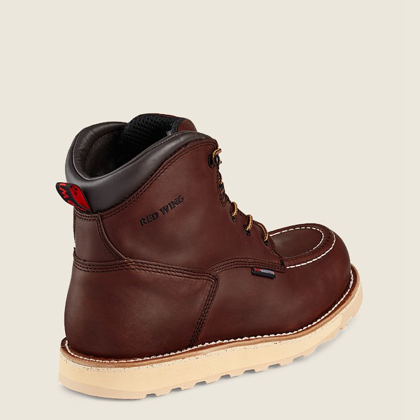 Red Wing Safety Boots Traction Tred - 6-Inch Waterproof Toe - Mørke Brune - Herre 1906-HMDSR